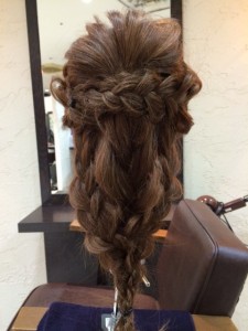 結婚式ヘアセット